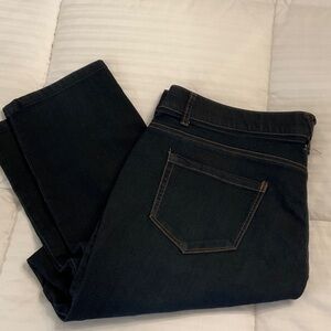 Christopher & Banks Black Straight Leg Jeans